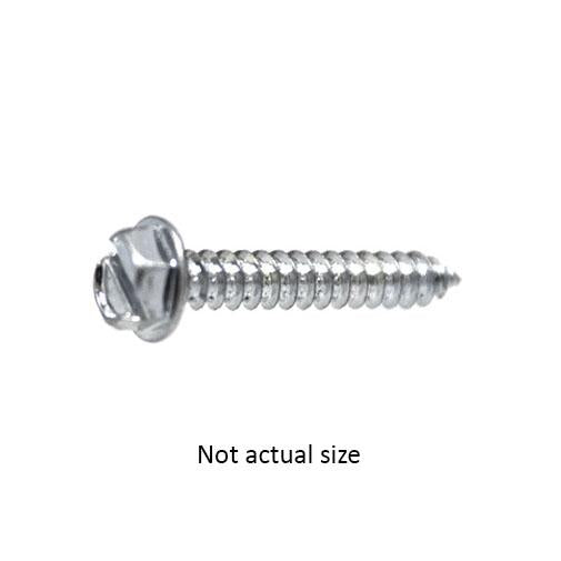 Slotted Hex Washer Head Tapping Screw #12 x 1-1/2