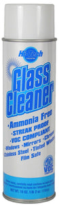 Hi-Tech Glass Cleaner Ammonia & Streak Free 510g Aerosol, Case Of 12