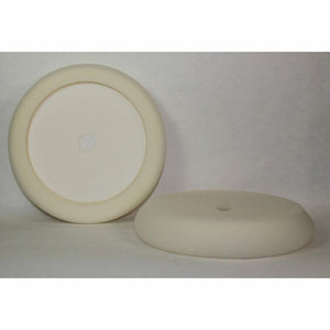 Hi-Buff (Classic Design) Foam Heavy Cut Pad (Flat Buffing Surface) 8" White