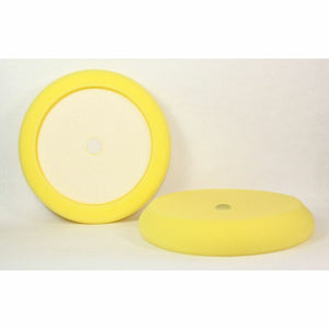 Hi-Buff (Classic Design) Foam Medium Cut Pad (Flat Buffing Surface) 8" Yellow