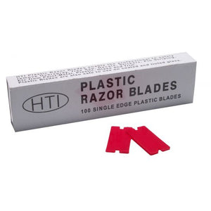HTI PLASTIC RAZOR BLADES (100/BX)