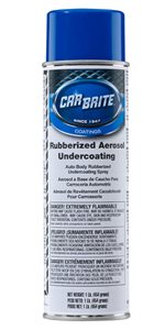 Car Brite Rubberized Aerosol Undercoating 18oz Can