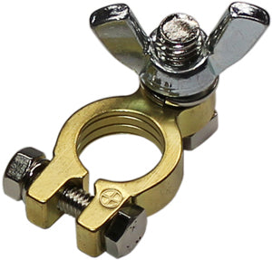 Brass Marine Battery Terminal (Positive) Converts Top Post To Stud