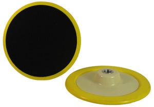 FLEX-O YELLOW HD VELCRO BACKING PLATE FOR 7-9" BUFFING PADS