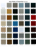 Hi-Tech Vinyl Plastic & Carpet Dye - 42 Different Colors