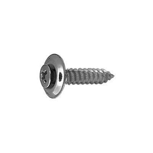 Phillips Oval #6 AB Type Head Finishing Sems Screw #8 x 1" Chrome Plated