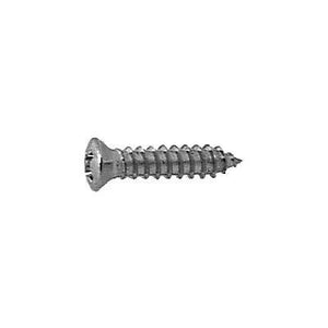 Phillips Oval Head AB Tapping Screw #8 x 3/4" Chrome #6 HD
