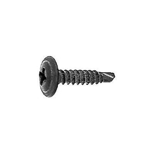 Phillips Round Washer Head Self Drilling Screw 4.2 x 16mm Black Phosphate