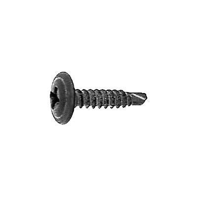 Phillips Round Washer Head Self Drilling Screw 4.2 x 19mm Black Phosphate