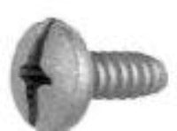 License Plate Attaching Screw Phillips Slotted Head 6.3-1.81 x 16mm