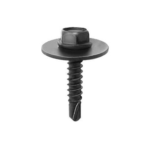 Indented Hex Washer Head Self Drilling Screw With Attached 16 mm Loose Washer 4.2-1.41 X 20 mm