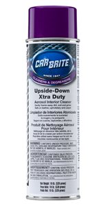 Car Brite Xtra Upside-Down Xtra Duty Interior Cleaner 19oz Can