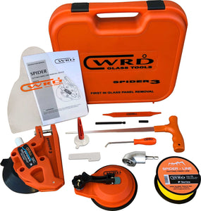 WRD Spider 3 Kit 300W Auto Glass Removal Tool Kit With Angle Driver (Black Edition)